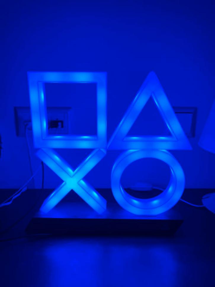 PlayStation Icons Light Paladone Lamp, Huis en Inrichting, Lampen | Tafellampen, Zo goed als nieuw, Minder dan 50 cm, Kunststof