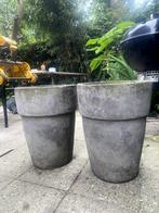 betonnen plantenpotten, Tuin en Terras, Bloempotten, 25 tot 40 cm, Gebruikt, Rond, Beton