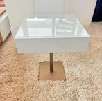 Design bijzettafel / side table met lade in nieuwstaat!, Minder dan 55 cm, Vierkant, Zo goed als nieuw, Trendy, design, stijlvol, tijdloos