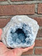 blauwe selestine geode, Ophalen of Verzenden, Mineraal
