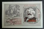 Michel Block 71 Karl Marx., Postzegels en Munten, Ophalen of Verzenden, DDR, Gestempeld