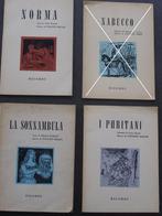 Bellini: Opera tekstboekjes o.a. I Puritani, La Sonnambula, Ophalen of Verzenden, Gelezen, Genre of Stijl