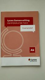 Lyceo Samenvatting Aardrijkskunde HAVO 2025, Ophalen of Verzenden, Gamma, Zo goed als nieuw, HBO