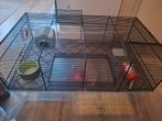 Ferplast hamsterkooi met toebehoren, Dieren en Toebehoren, Knaagdieren en Konijnen | Hokken en Kooien, Kooi, Gebruikt, Minder dan 75 cm
