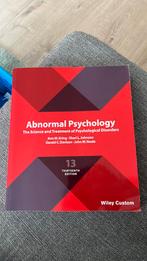 Abnormal Psychology; 13th edition, Boeken, Ophalen of Verzenden, Zo goed als nieuw, Klinische psychologie, Ann M. Kring