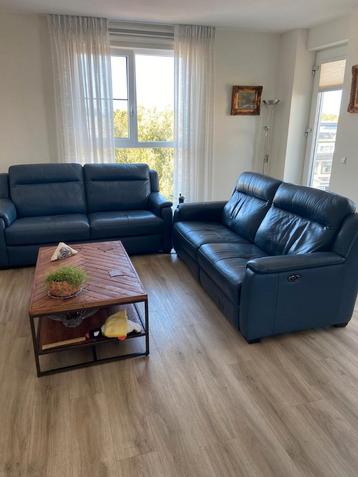 Bankstel (verstelbaar) + 1 losse stoel/fauteuil  beschikbaar voor biedingen