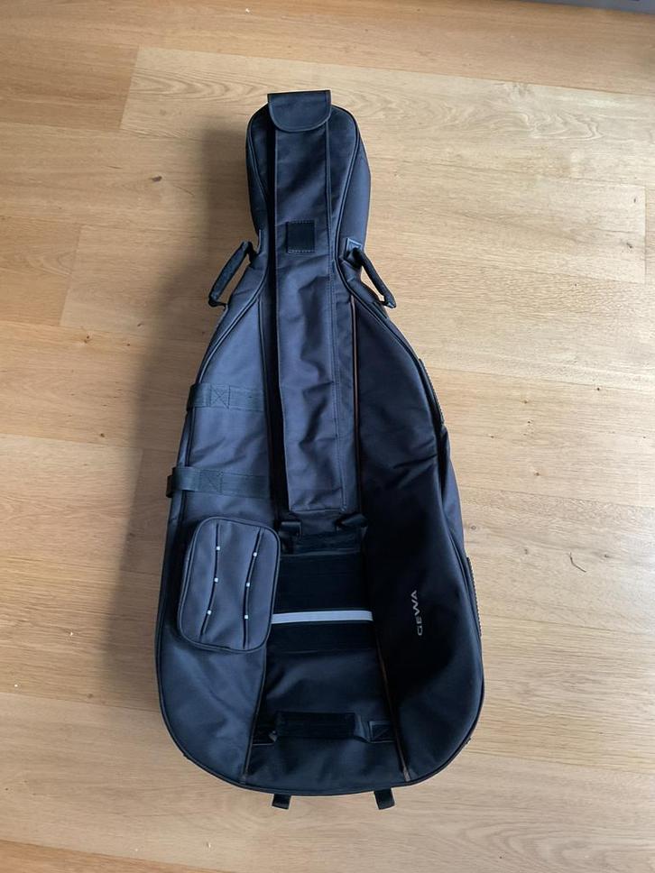 GEWA luxe cellotas 4/4, Muziek en Instrumenten, Behuizingen en Koffers, Zo goed als nieuw, Cello, Ophalen of Verzenden