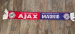 Sjaal Ajax - Real Madrid, Verzamelen, Sportartikelen en Voetbal, Ophalen of Verzenden, Zo goed als nieuw, Ajax, Vaantje of Sjaal