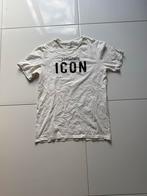 Wit Dsquared2 Icon T-shirt - Maat XL, Ophalen of Verzenden, Gedragen, Maat 56/58 (XL), Wit