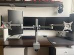 Dubbele Monitor arm Bureau, Ophalen of Verzenden, Zo goed als nieuw
