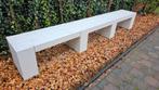 Tuinbank steigerhout wit gelakt, Tuin en Terras, Tuinbanken, Ophalen, Gebruikt, Hout