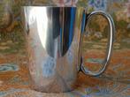 Mooie zware antieke silverplate beker uit Engeland 9,3 cm., Ophalen of Verzenden