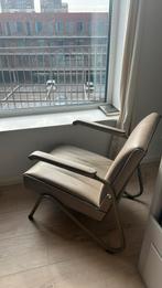 Lederen Retro Fauteuil, Ophalen of Verzenden, Zo goed als nieuw