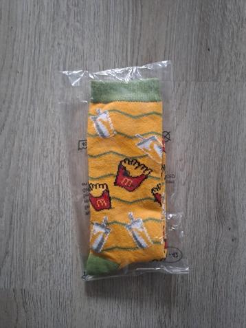 Nieuwe McDonald's sokken maat 38-42 friet milkshake socks beschikbaar voor biedingen