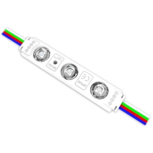 Led RGB module 3 led IP65 12V, Huis en Inrichting, Lampen | Overige, Nieuw, Verzenden