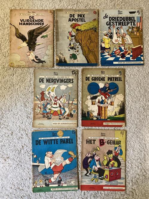 7x NERO -  Alles 1e druk - Het Volk 1e reeks (Jaren 50-60), Boeken, Stripboeken, Gelezen, Meerdere stripboeken, Ophalen of Verzenden