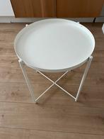 Gladom bijzettafel, Minder dan 55 cm, Metaal of Aluminium, Rond, Zo goed als nieuw
