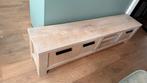Massief Eiken TV Meubel - 200cm, Huis en Inrichting, Kasten | Televisiemeubels, Ophalen, Gebruikt, 150 tot 200 cm, Eikenhout