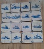 16 antie tegels 18e eeuw, Ophalen of Verzenden