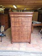 Antieke Mahonie Chiffonnière Zes Laden Kast, Ophalen