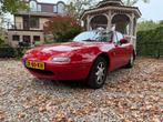 Mazda MX-5 1.6 U9 1991 Rood, Auto's, Mazda, Zwart, 4 cilinders, Cabriolet, Origineel Nederlands
