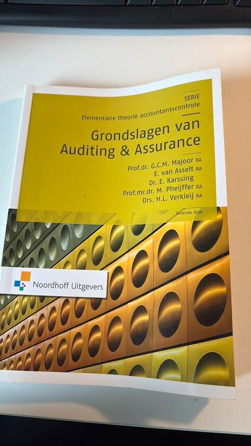 Grondslagen van auditing en assurance, Boeken, Economie, Management en Marketing, Zo goed als nieuw, Management, Ophalen of Verzenden
