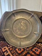 Vintage Tinnen Bord met Keurmerk, Ophalen of Verzenden