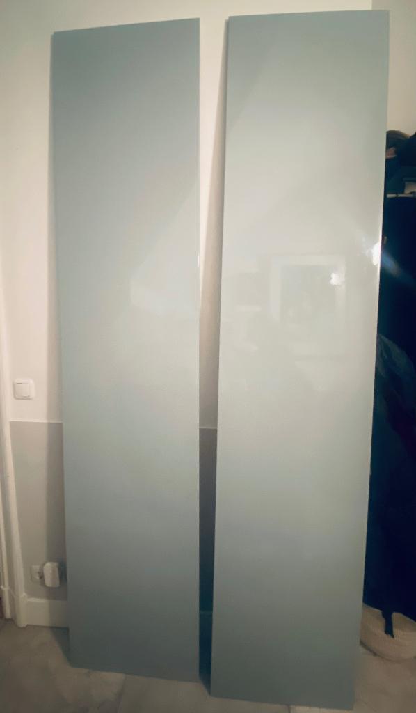 Kastdeuren IKEA Pax grijs, Huis en Inrichting, Kasten | Kledingkasten, Zo goed als nieuw, 200 cm of meer, 50 tot 100 cm, 50 tot 75 cm