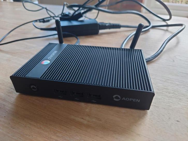 AOPEN Mini Chromebox, type ME4100, ultrasnel, Computers en Software, Chromebooks, Zo goed als nieuw, Ophalen of Verzenden