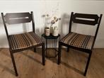 Vintage jaren ‘70 stoelen (2 stuks), Ophalen, Twee, Bruin, Jaren '70
