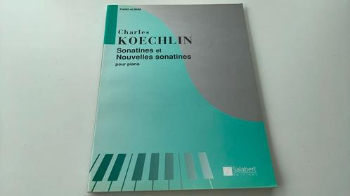 Pianoboek,Koechlin sonatines et nouvelles sonatines op59 &87, Muziek en Instrumenten, Bladmuziek, Zo goed als nieuw, Klassiek