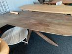 Deens ovale eettafel mango hout 240x100 - Nieuw, Ophalen, 50 tot 100 cm, Vijf personen of meer, Ovaal