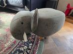 Poef olifant, Ophalen, Hout, Minder dan 50 cm, 50 tot 75 cm