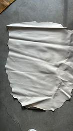 Geitenleer off white/ licht beige 90 x 75 cm, Hobby en Vrije tijd, Beige, Leer of Kunstleer, Ophalen of Verzenden, Zo goed als nieuw