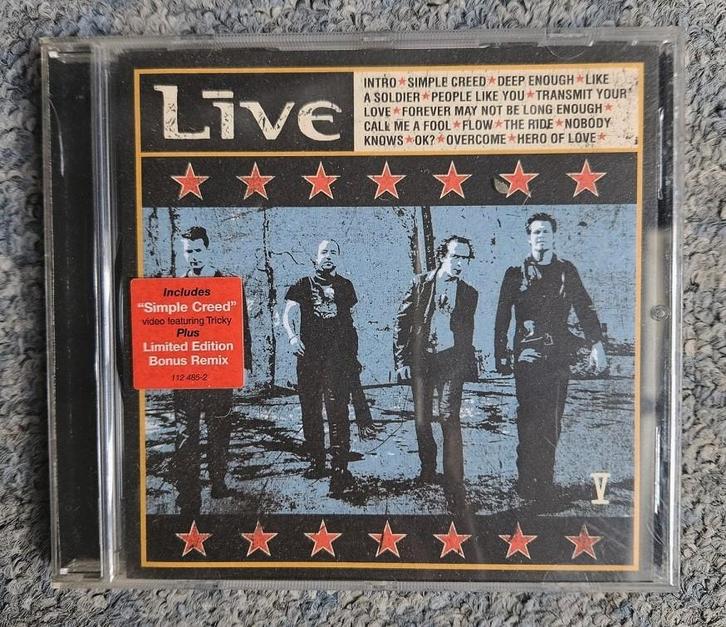 CD van de band LIVE - Ed Kowalczyk - V - Simple creed, Cd's en Dvd's, Cd's | Rock, Gebruikt, Poprock, Ophalen