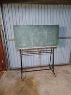 schoolbord verrijdbaar op frame, Ophalen, Gebruikt, Krijtbord