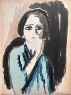 Kees van Dongen pochoir Colère 1925, Antiek en Kunst, Ophalen of Verzenden