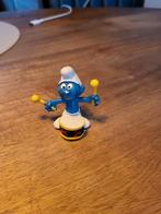 Muzieksmurf met trommel, Ophalen of Verzenden, Muzieksmurf, Poppetje, Figuurtje of Knuffel