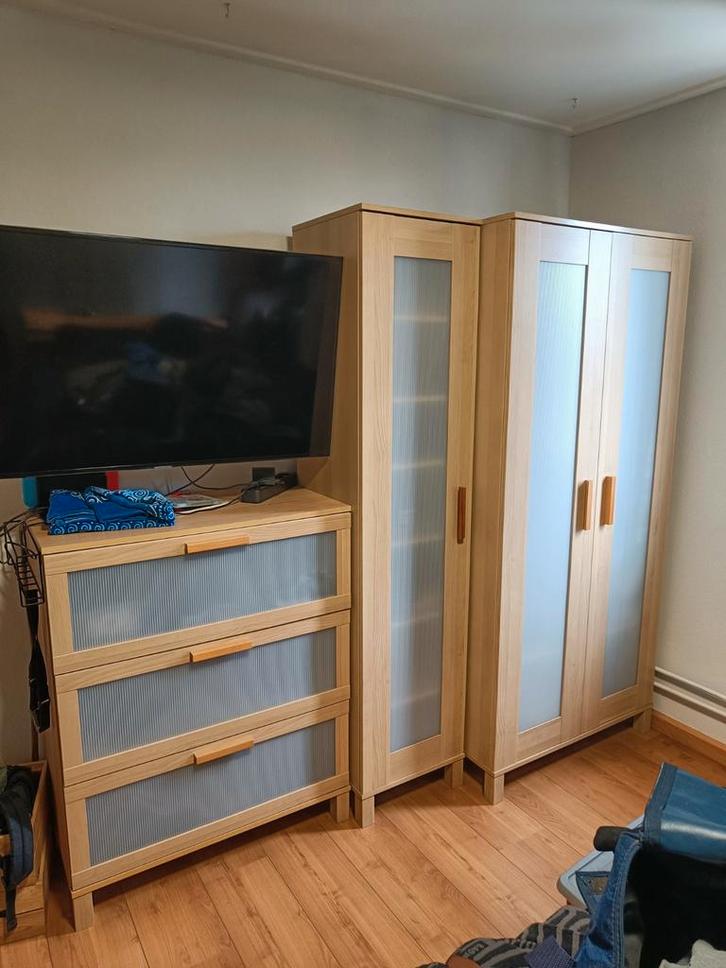 Kledingkast set met lades en deuren, Huis en Inrichting, Kasten | Kledingkasten, Gebruikt, 150 tot 200 cm, 50 tot 75 cm, Ophalen