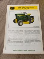 John Deere tuintrekker 60 110 112, Verzenden, Zo goed als nieuw