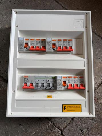 Groepenkast, 1 fase , 10 groepen oa zonnepanelen groep. beschikbaar voor biedingen