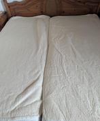 matrasoplegger van schapenwol twee stuks, Overige typen, Ophalen of Verzenden, Zo goed als nieuw, Overige kleuren