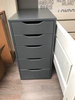 Ikea ALex Ladeblok - Grijs - 5 Lades, Ophalen, Gebruikt