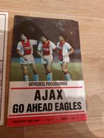 Ajax programmaboekjes, Ophalen of Verzenden, Zo goed als nieuw, 1:50 of kleiner