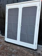 Dubbele deuren openslaande deuren met kozijn, Deurkozijn, 225 cm of meer, Ophalen of Verzenden, Zo goed als nieuw
