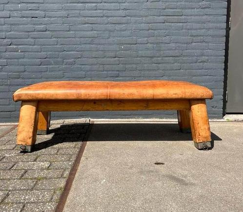 Uniek Vintage Turntoestel Bankje, Antiek en Kunst, Antiek | Meubels | Stoelen en Banken, Ophalen