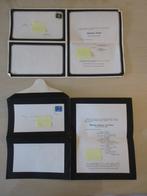 2 rouwkaarten uit 1955 en 1961 in briefvorm weergegeven...., Ophalen of Verzenden, Rouwkaart