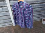Geruit overhemd van Portonova maat XL, Kleding | Heren, Overhemden, Ophalen of Verzenden, Zo goed als nieuw, Blauw, Halswijdte 43/44 (XL)