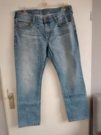 C&A Heren Spijkerbroek Straight W38 L32, W36 - W38 (confectie 52/54), Blauw, Gedragen, C&A