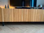 Woood tv kast - massief houten deurtjes, Huis en Inrichting, Ophalen, Zo goed als nieuw, Minder dan 100 cm, 25 tot 50 cm